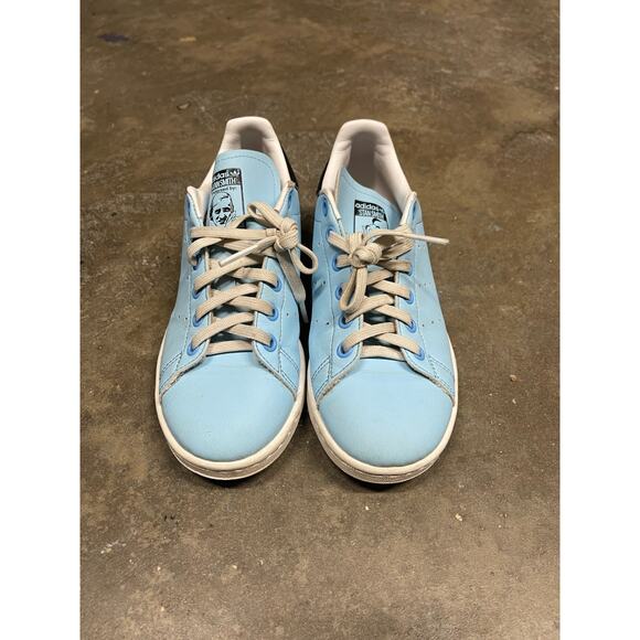 Adidas Genie Stan Smith Disney Mens Blue Special Edition Sneaker Shoes Size 4 - Picture 3 of 8